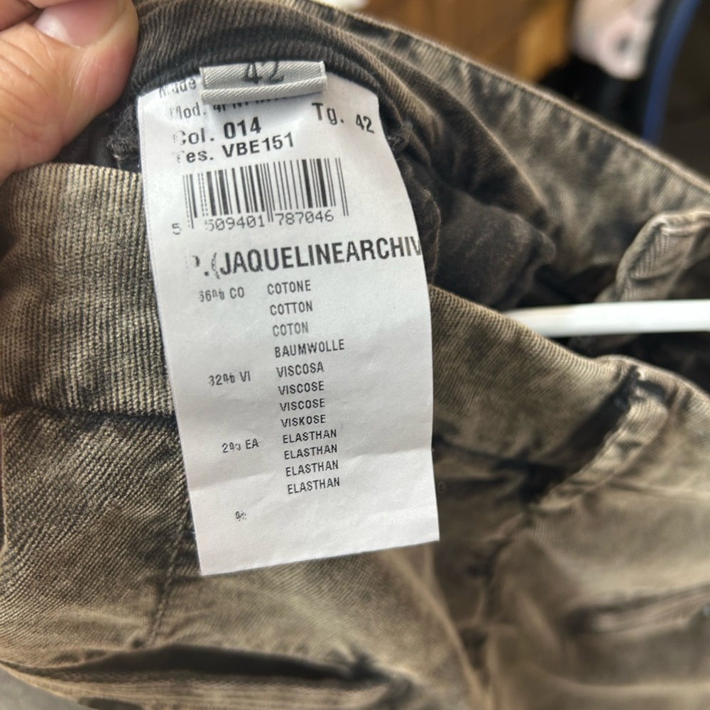 Mason's Brown Velvet Trousers pants - Picture 10 of 10